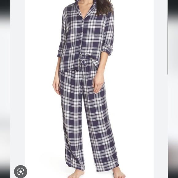 Rails Other - Rails Twilight White Plaid Pajama Set